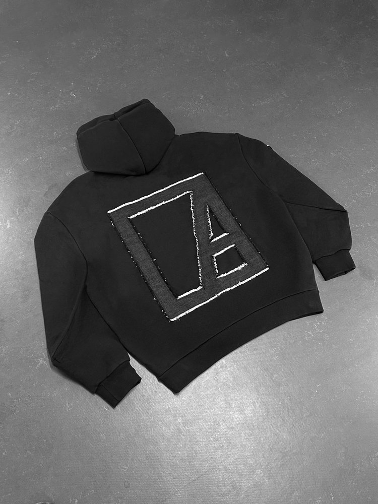 
                  
                    HOODIE FRAYED DENIM LOGO
                  
                