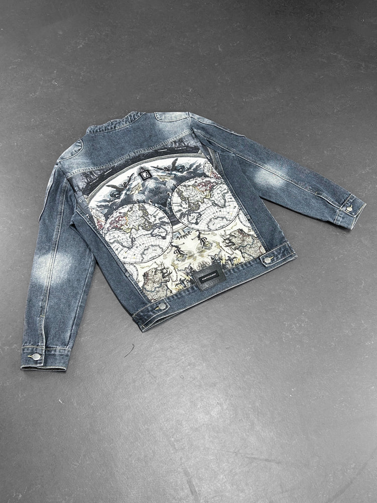 
                  
                    JACKET DENIM - WORLD MAP
                  
                